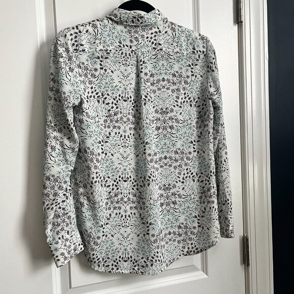 Banana Republic Dillon Floral Shirt Blouse XSP - Picture 5 of 9